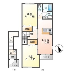 コンフォールの物件間取画像